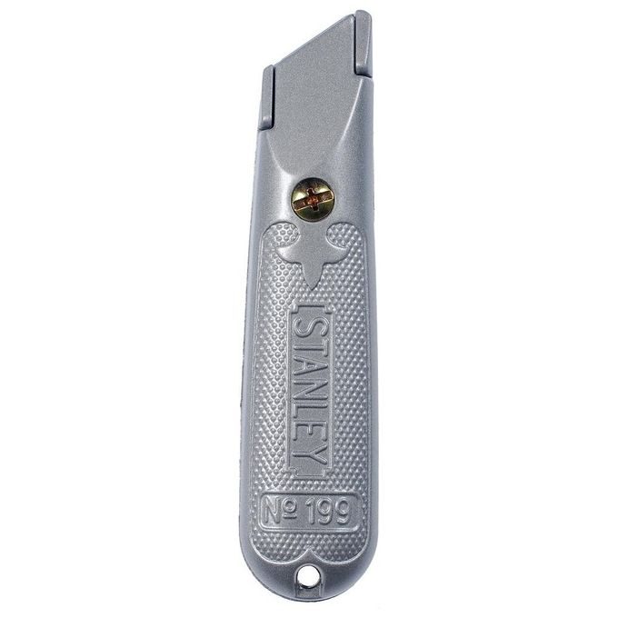Coltello fisso (140mm) lama acciaio forma trapezoidale 210199