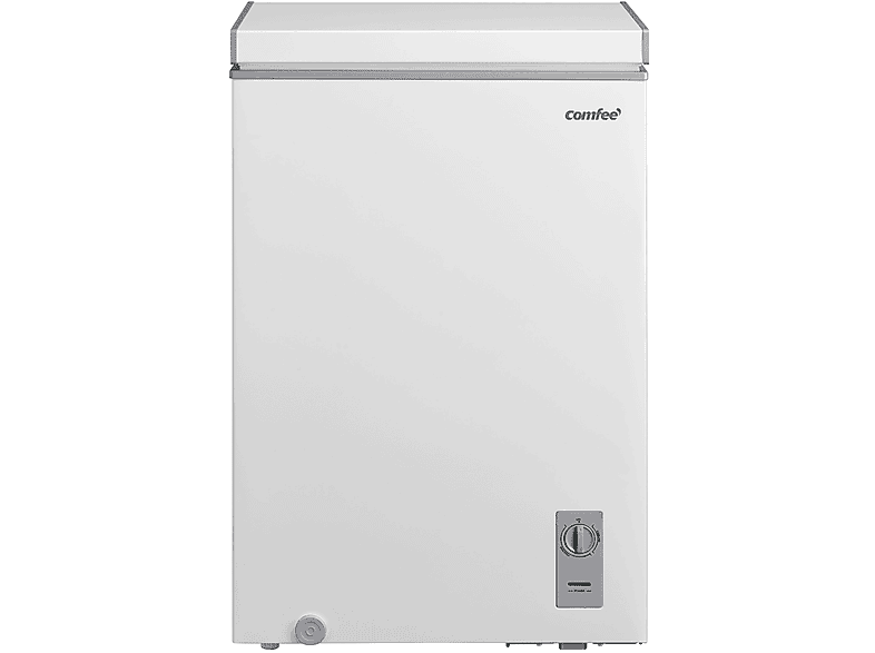 COMFEE' RCC141WH2 Congelatore pozzo, Capacità netta 99 l, dimensioni: L 54,7 cm, A 85 P 44,6 Rumorosità 38 dB(A), BIANCO, Classe E
