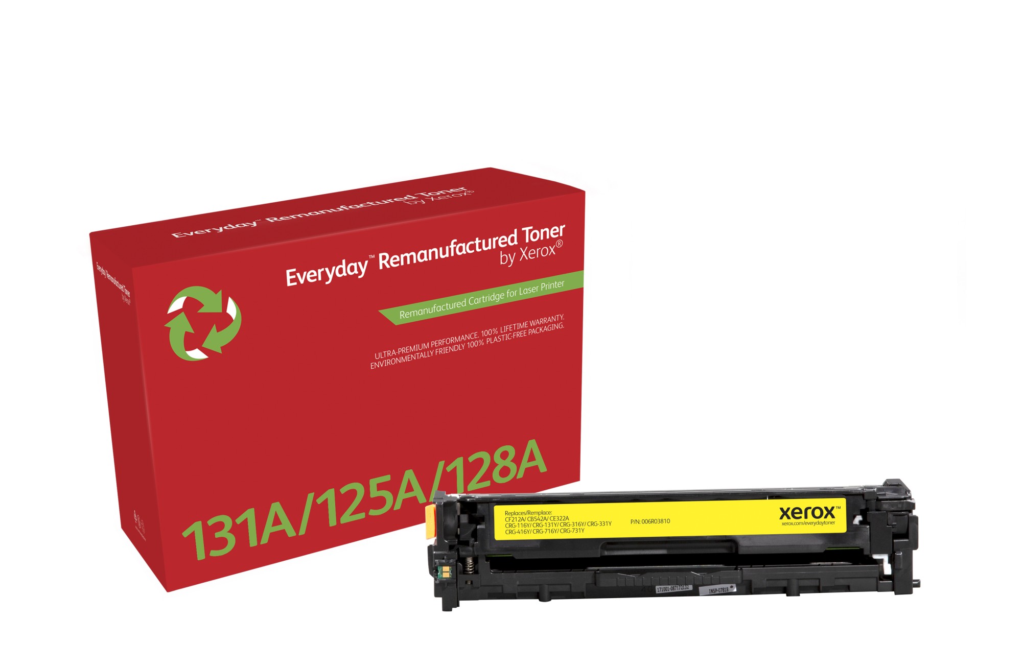 Compatibile Everyday Toner Giallo compatibile con HP 131A/125A/ 128A (CF212A/ CB542A/ CE322A/ CRG-116Y/ CRG-131Y)