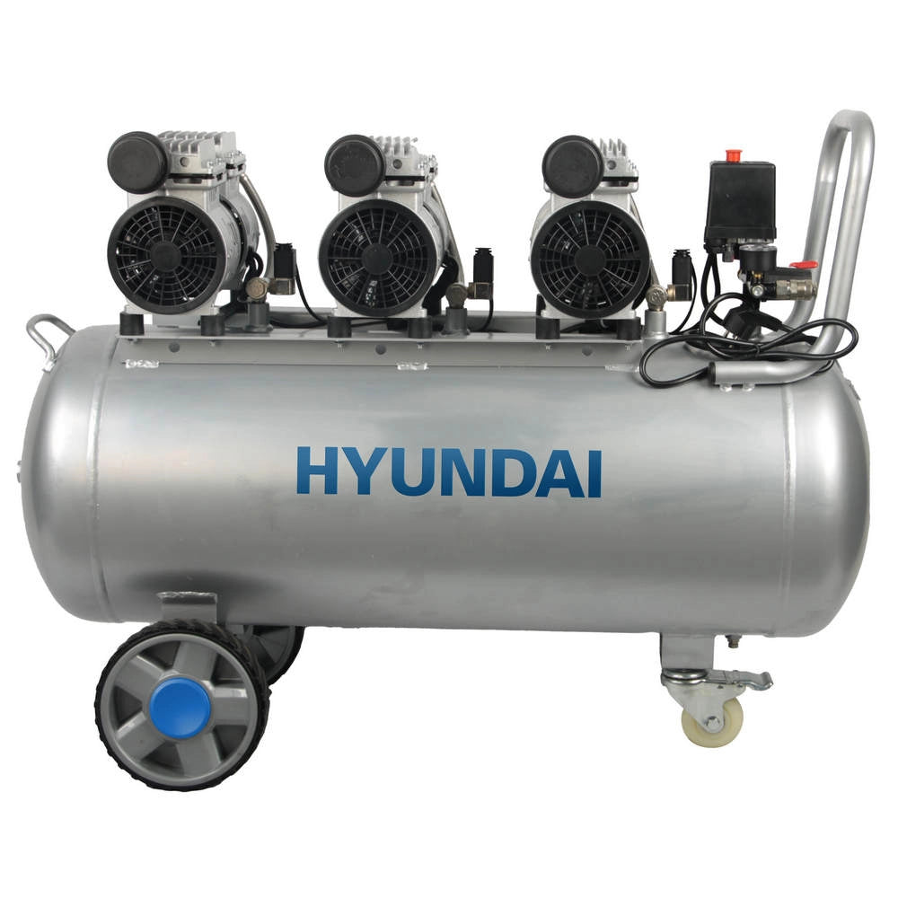 Compressore Aria Supersilenziato Hyundai 65704 da 100L