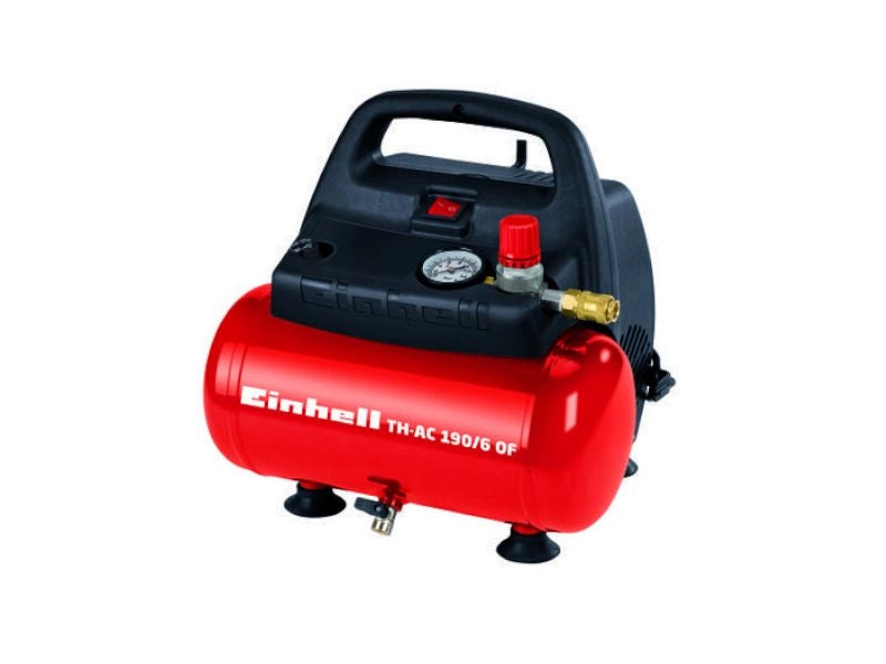 Compressore elettrico Einhell TH-AC 190/6 OF capacitA~Acirc; 6L pressione 8bar