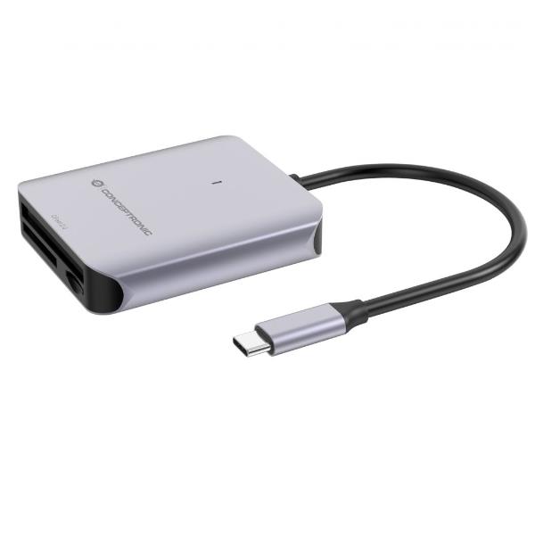 Conceptronic 3-in-1 Card Reader USB 3.2 Gen 2 Cfast 2.0 Sd TF/MicroSD 4.0 Uhs-Ii BIAN09G