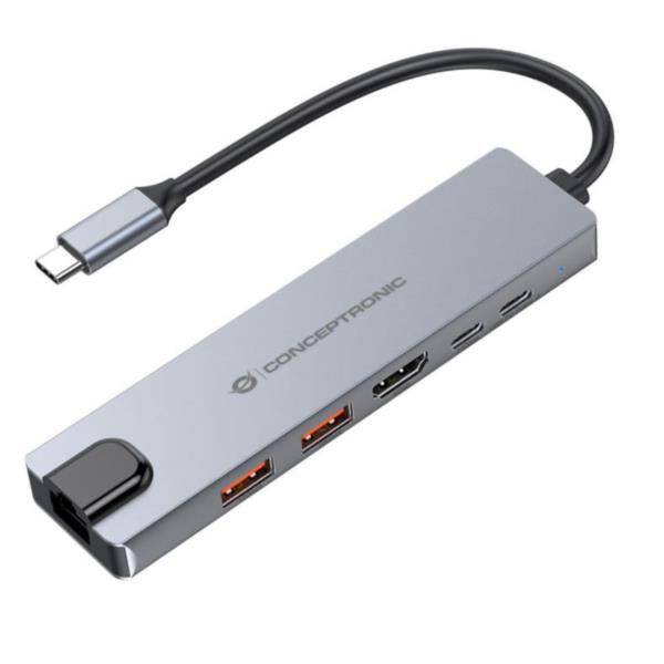 Conceptronic 6-IN-1 USB 3.2 GEN.2 Pd 140W DONN29G
