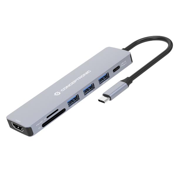 Conceptronic 7-IN-1 USB 3.2 Gen 1 Docking DONN19G
