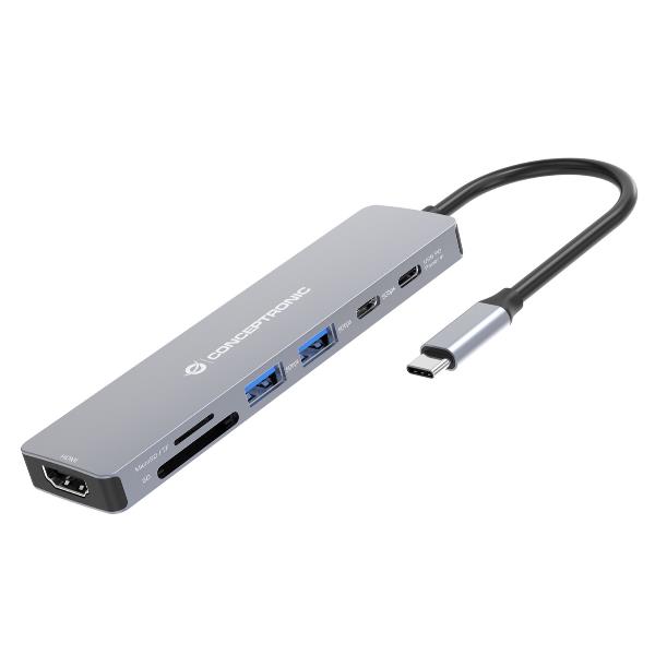 Conceptronic 7-IN-1 USB 3.2 Gen 1 Docking St. DONN28G