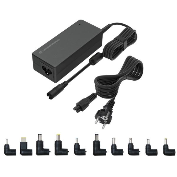 Conceptronic 90W Universal Laptop Charger 10 Charging OZUL08B10