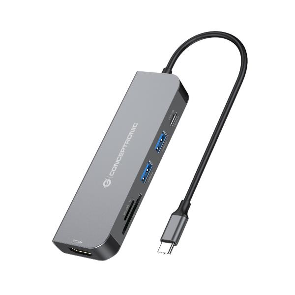 Conceptronic Adattatore Hub Usb-C 3.1 6 In 1 DONN02G