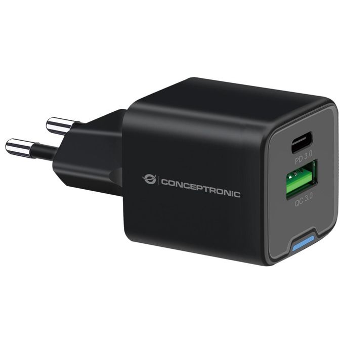 Conceptronic Althea15B Caricabatterie per Dispositivi Mobili Universale Nero Ac Ricarica Rapida Interno