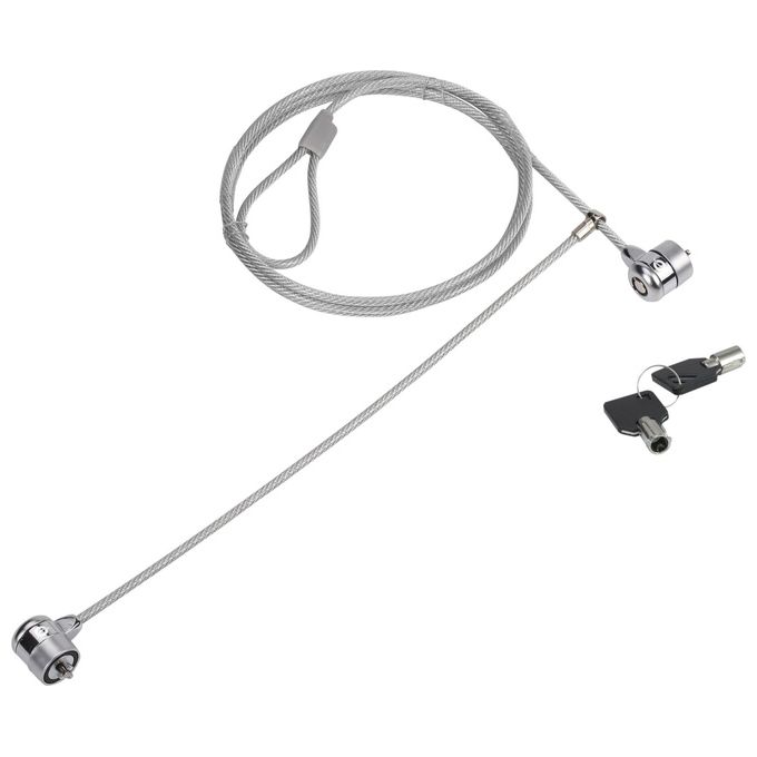 Conceptronic CNBSLOCK15T Cavo di Sicurezza Argento 1.5mt