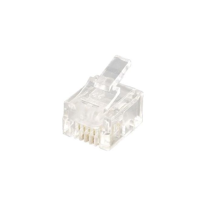 Conceptronic Connettore Modulare Western 6P6C RJ12 100 Pezzi