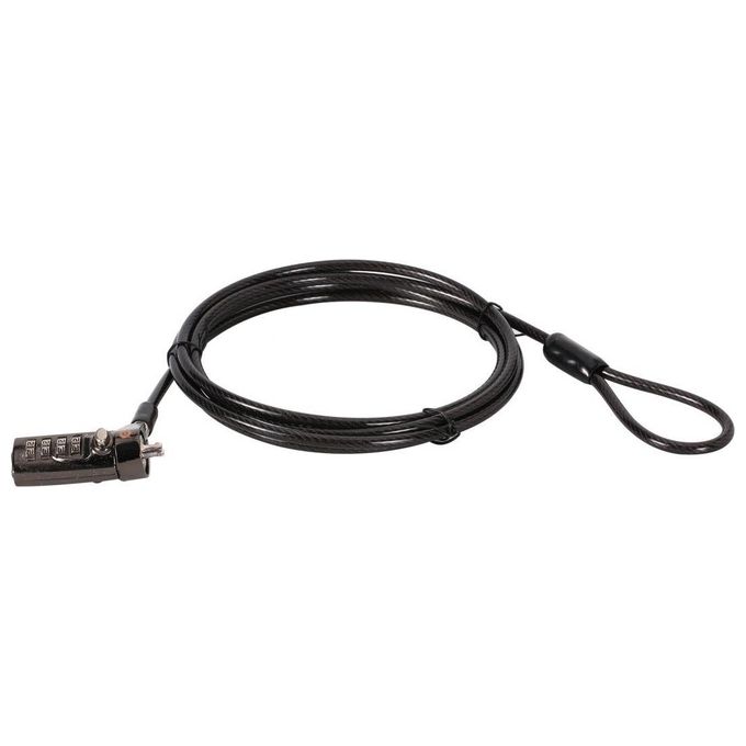 Conceptronic CUSTODIO01BN Cavo di Sicurezza Nero 1.8mt Conceptronic CUSTODIO01BN Cavo di Sicurezza Nero 1.8mt