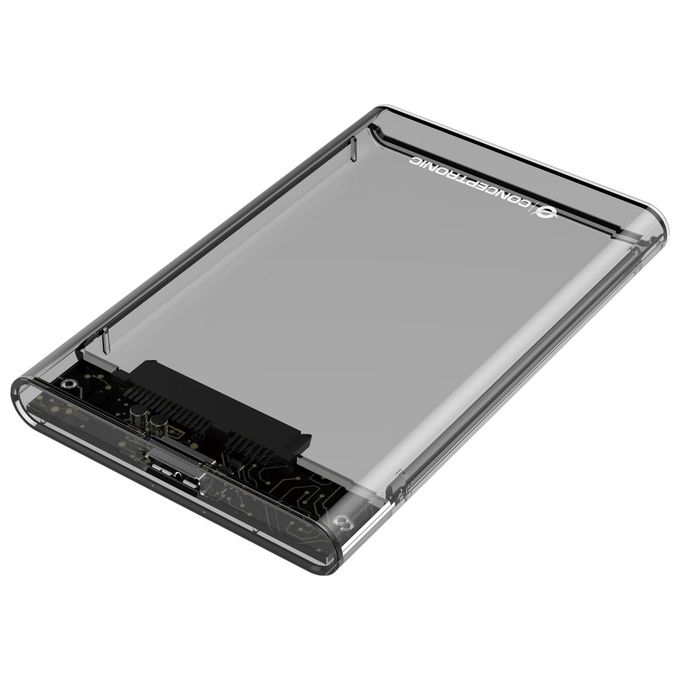Conceptronic DANTE03T Contenitore di Unita' di Archiviazione Box Esterno HDD-SSD Trasparente 2.5