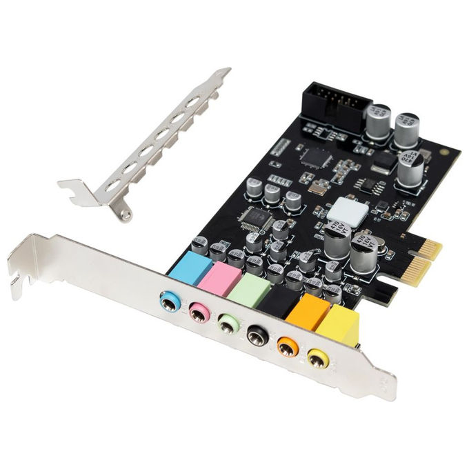 Conceptronic EMRICK15B Scheda Audio Interna 7.1 Canali 24 bit 192 kHz SNR 97 dB PCI-E x1 colore Nero