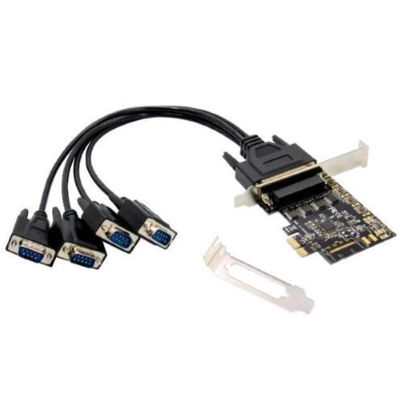 Conceptronic scheda pcie seriale db9 rs232 a 4 porte
