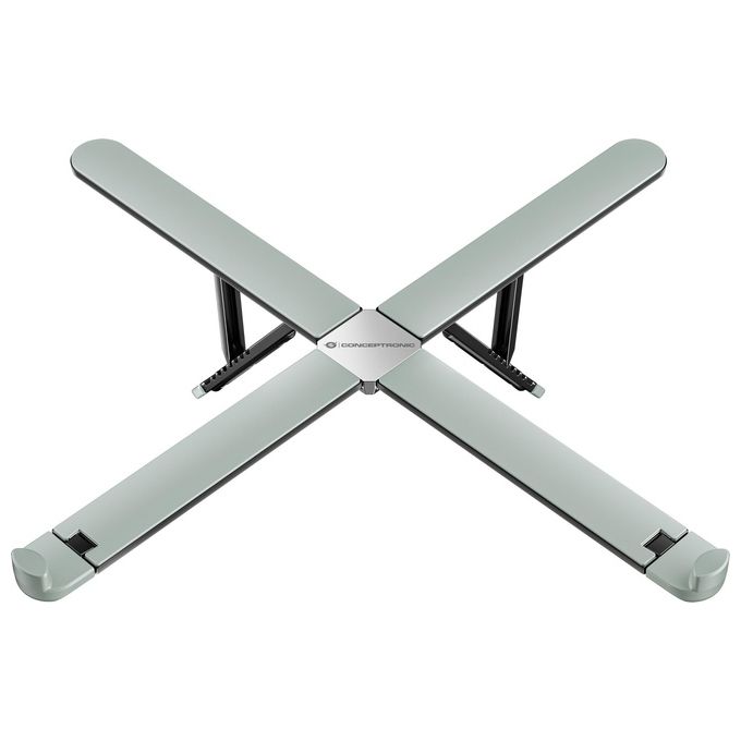 Conceptronic THANA11G Supporto per Computer Portatile 17.3'' Portata 5 Kg Altezza Regolabile Lega di Zinco colore Nero