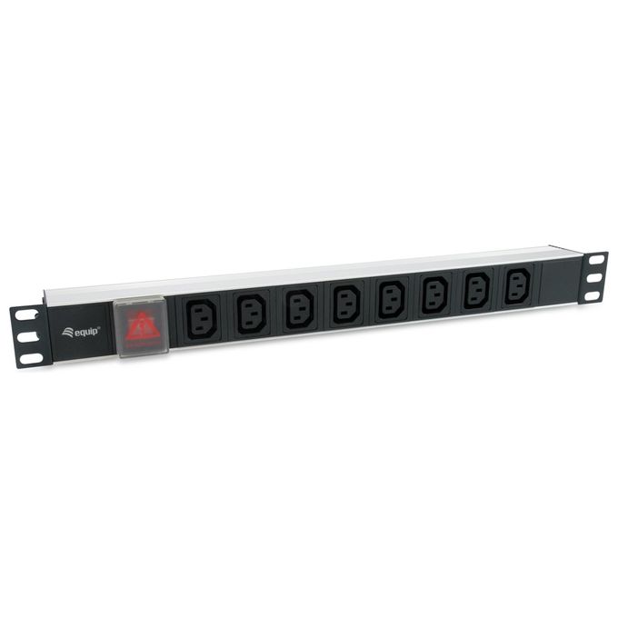 Conceptronic Unita' di Distribuzione dell'Energia (PDU) 8 Prese AC 1U Nero