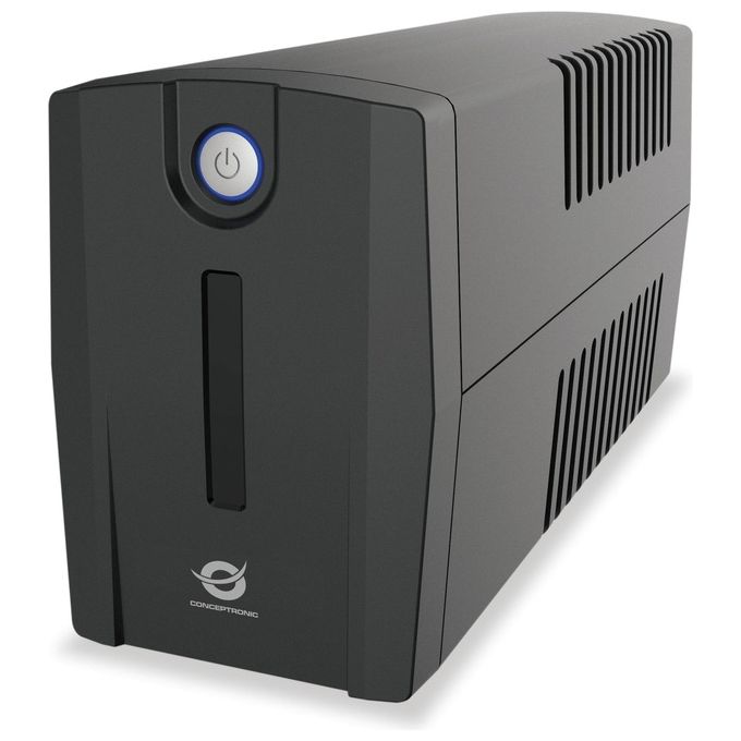 Conceptronic ZEUS01ESP Gruppo di Continuita' Ups a Linea Interattiva 0.65 Kva 360W 2 Prese Ac
