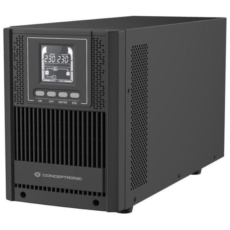 Conceptronic zeus52e2k gruppo di continuita` ups doppia conversione online 2 kva 1800w 6 prese ac