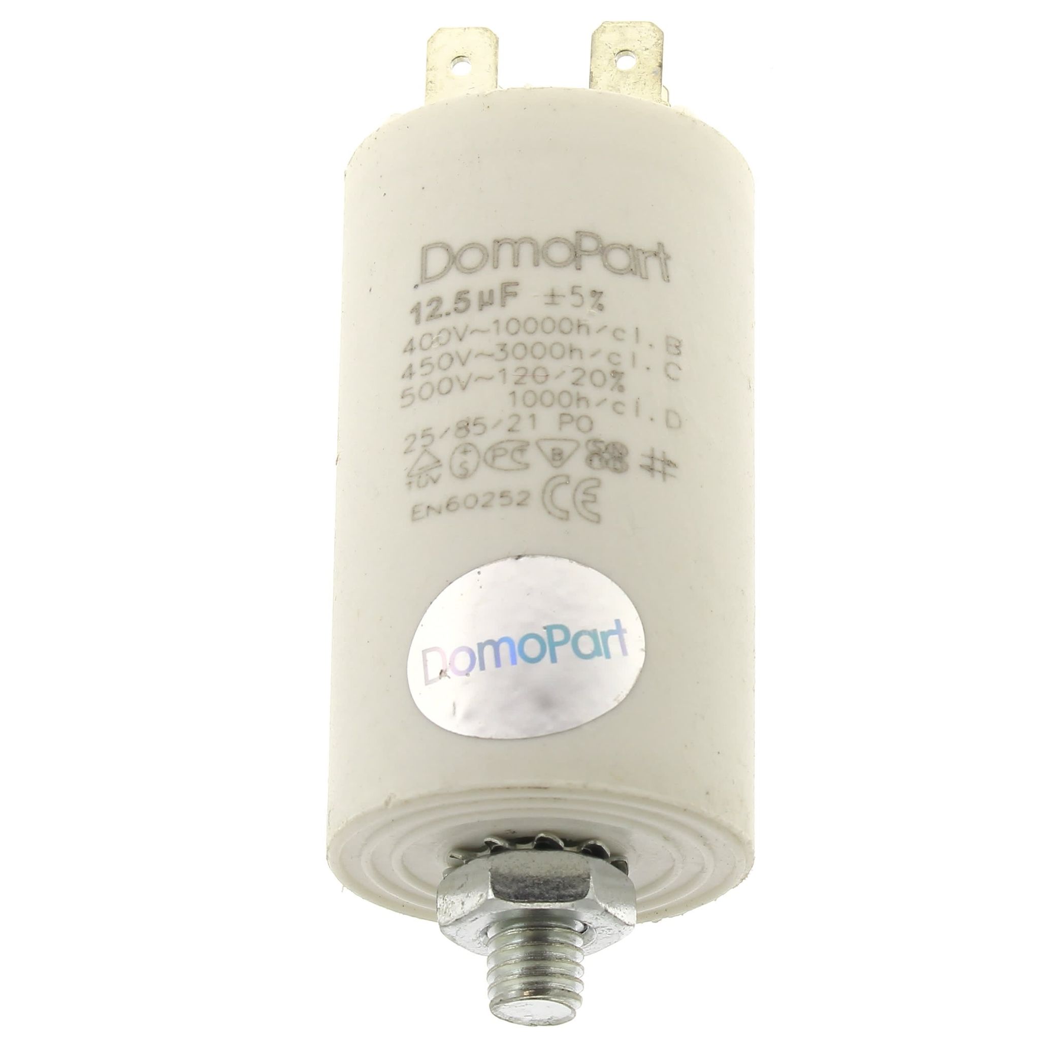 Condensatore 12,5µf 400v Per Lavatrice Candy Condensatore 12,5µf 400v Per Lavatrice Candy