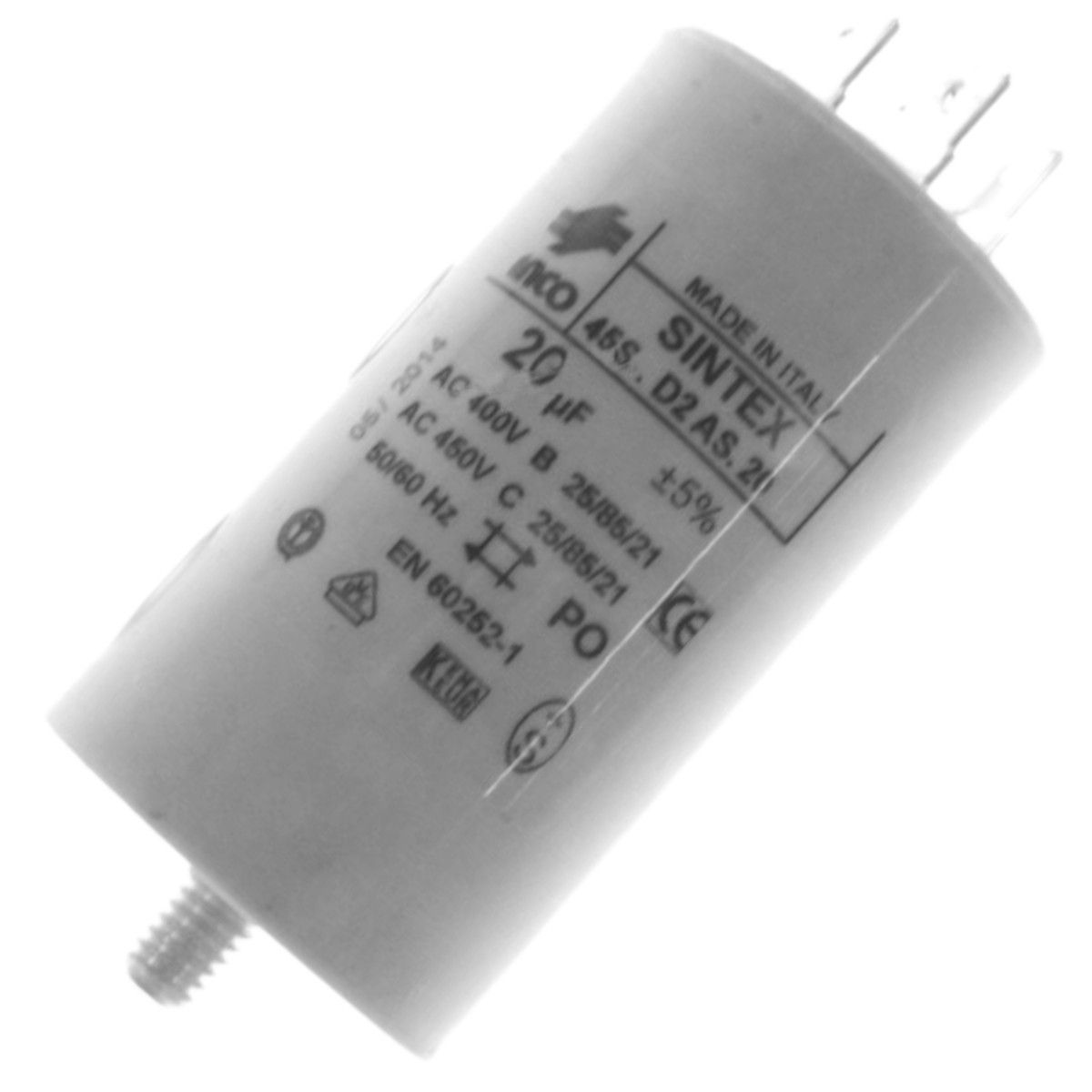 Condensatore 20 Mf 450v - Lavatrice - Whirlpool - 2947743663946161265 Condensatore 20 Mf 450v - Lavatrice - Whirlpool - 2947743663946161265