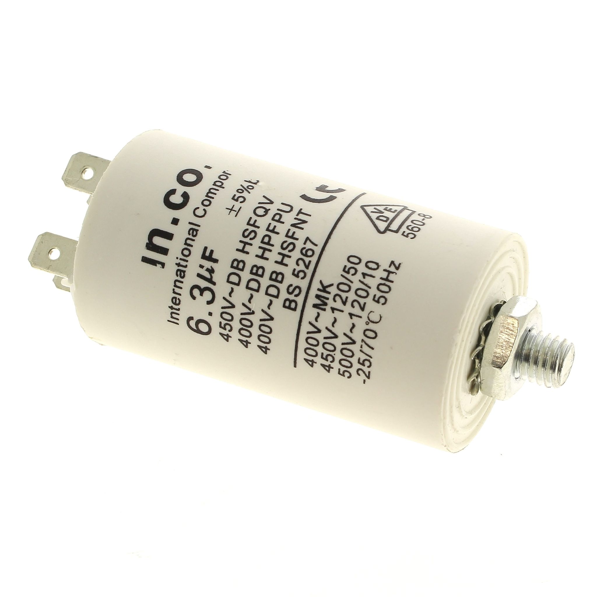 Condensatore 6,3µf 400v 57x0249 Per Cappa Arthur Martin Condensatore 6,3µf 400v 57x0249 Per Cappa Arthur Martin