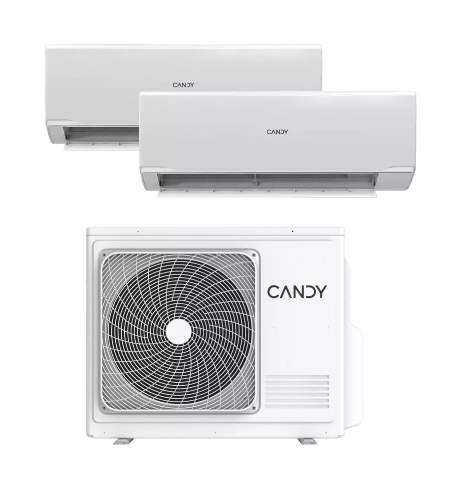 Condizionatore Fisso Dual Candy Candy Condizionatore Dual Split9000+9000 A++/a+ Pura Wifi Cy-2t14out Cy-2t14aout/cy-09rain-ma