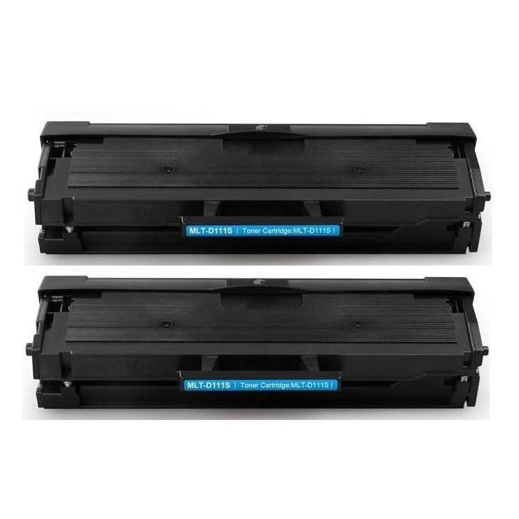 CONFEZIONE 2 toner compatibili per Samsung MLT-D111S M2020/M2021/M2022/M2026/M2070/M2071/M2078