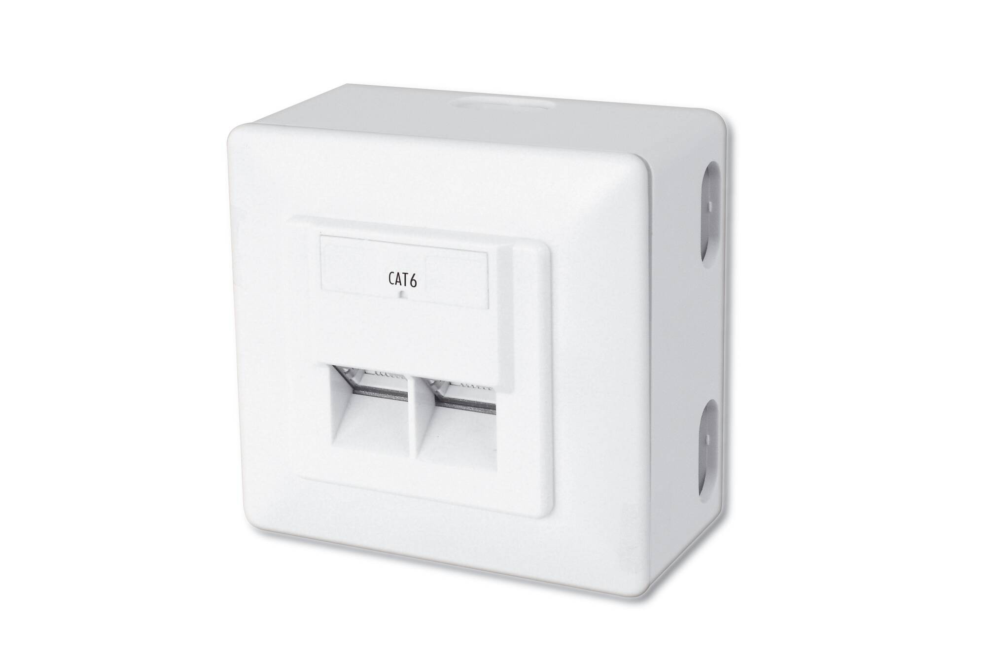 Confezione 5 Prese A Muro A Due Porte Rj45 Categoria 6 Digitus