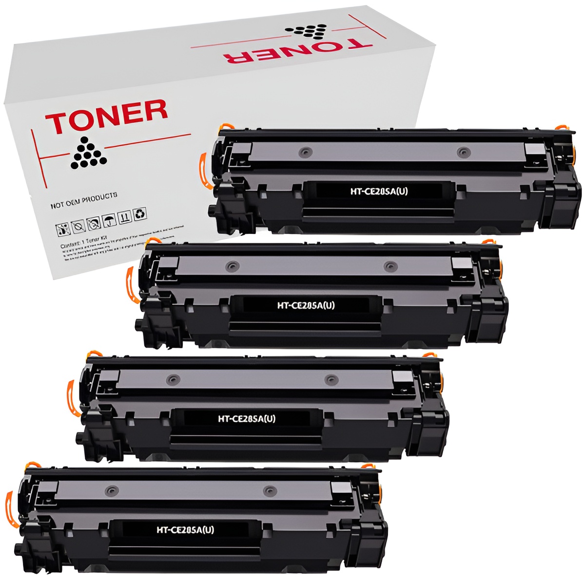 Confezione da 4 CE285A / TONER 85A compatibile con HP LaserJet Pro P1102 Pro M1132