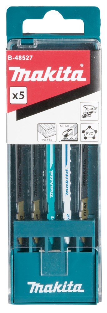 Confezione Da 5 Lame Multimateriale Per Seghetto Alternativo Makita S-express - B-48527 Confezione Da 5 Lame Multimateriale Per Seghetto Alternativo Makita S-express - B-48527