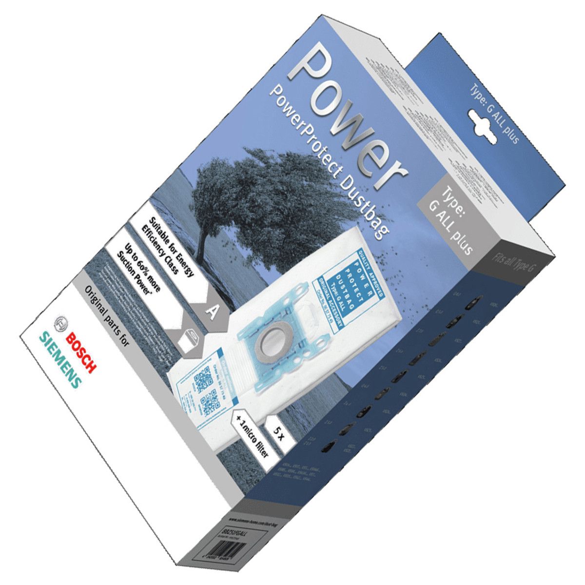 Confezione Di 5 Sacchetti G-all Originale - Aspirapolvere - Bosch - 3180523663946882214
