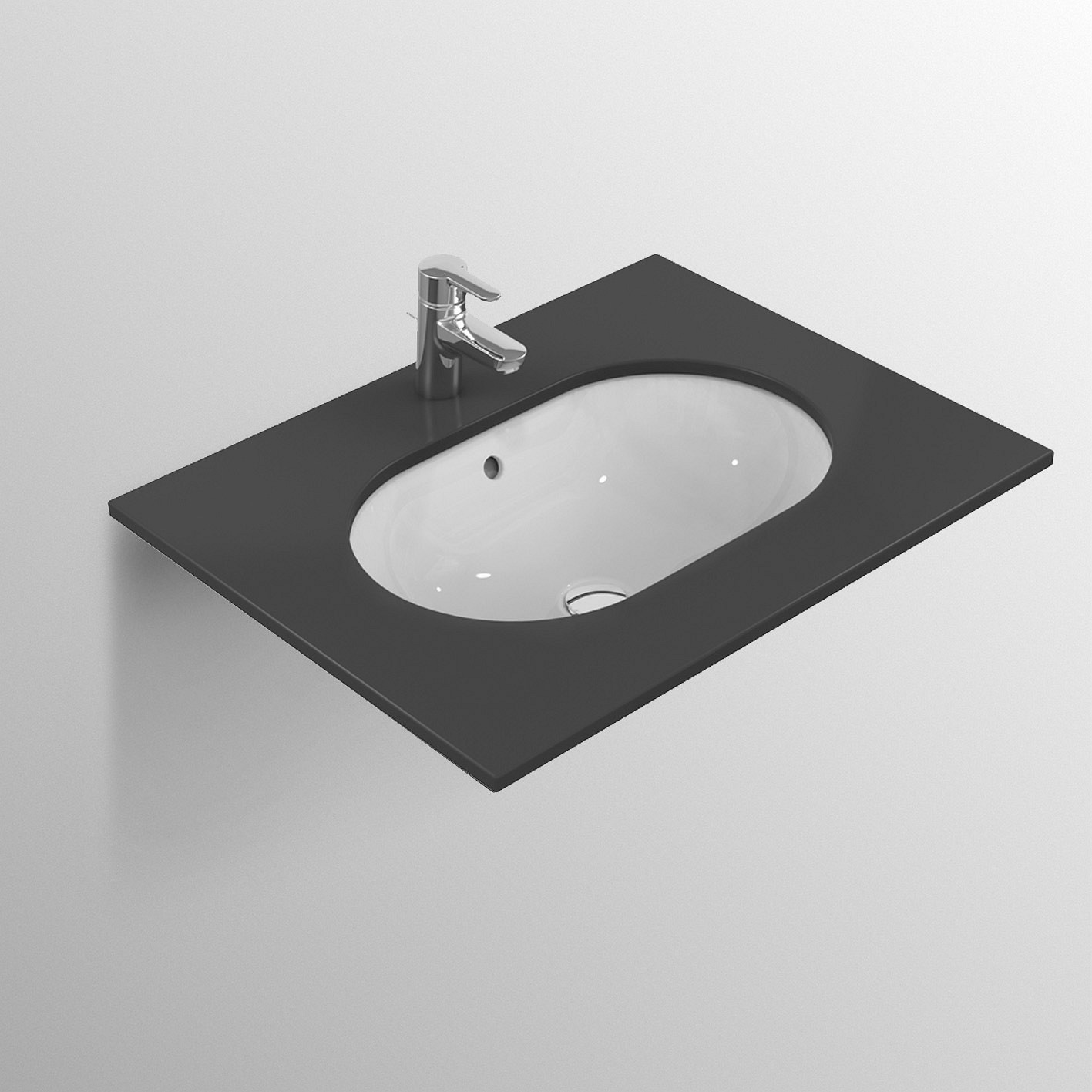 Connect Lavabo À Encastrer Par Dessous, Sans Trou - Ideal Standard
