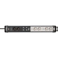 Connect Premium-Line prolunghe e multiple 3 m 6 presa(e) AC Interno Nero, Bianco, Ciabatta