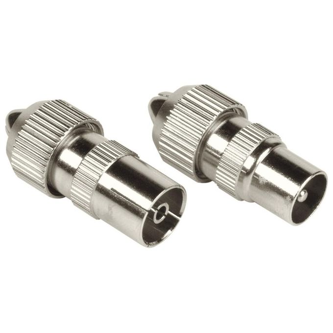 Connettore antenna Coax Set 2 Pz Metal 00205211