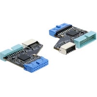 Connettore femmina a 20 pin interno su connettore maschio a 20 pin e presa Type-E Key A, Adattatore