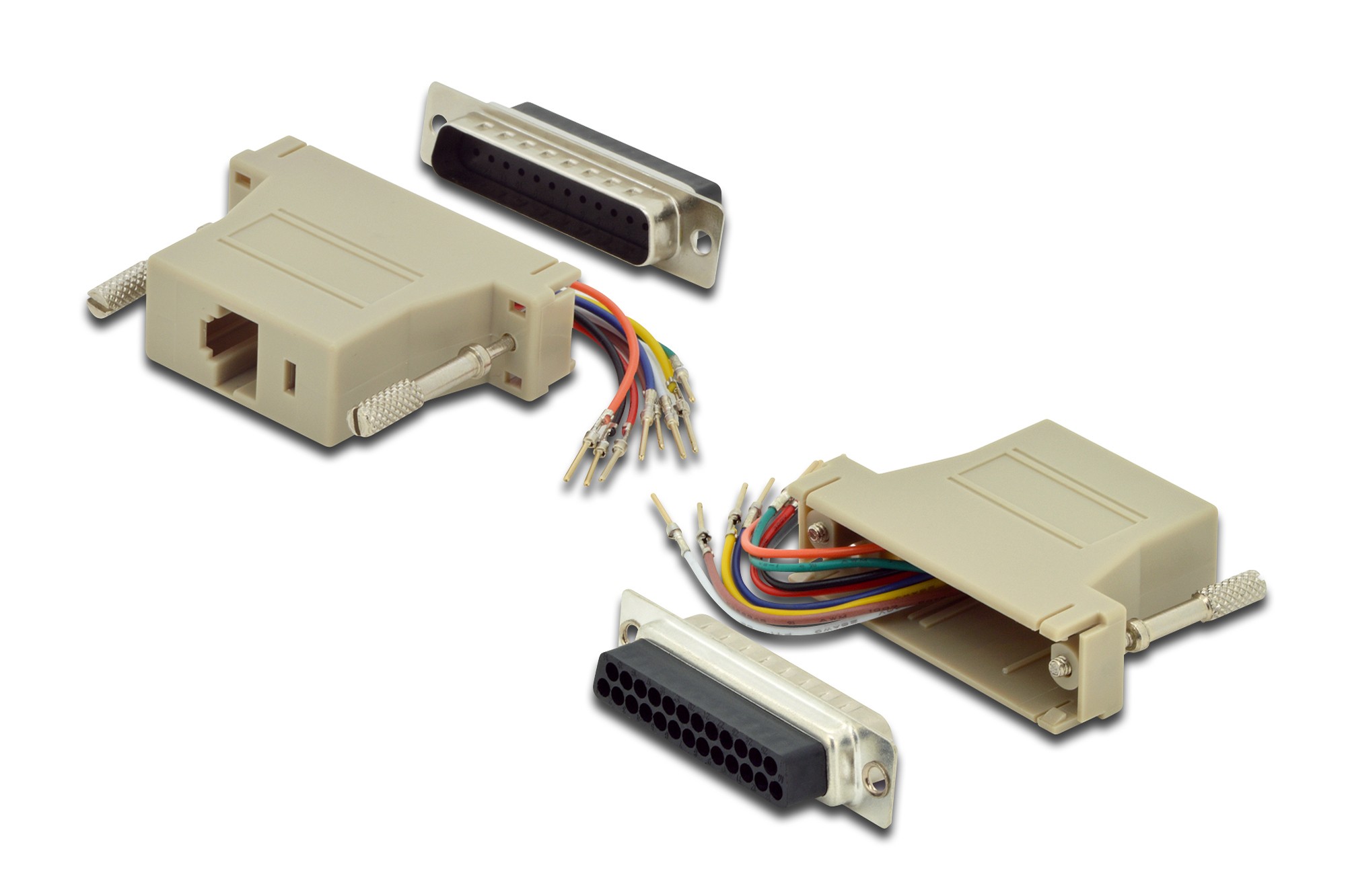 Connettore Modulare 25 Poli Maschio - 8 Poli - Rj45