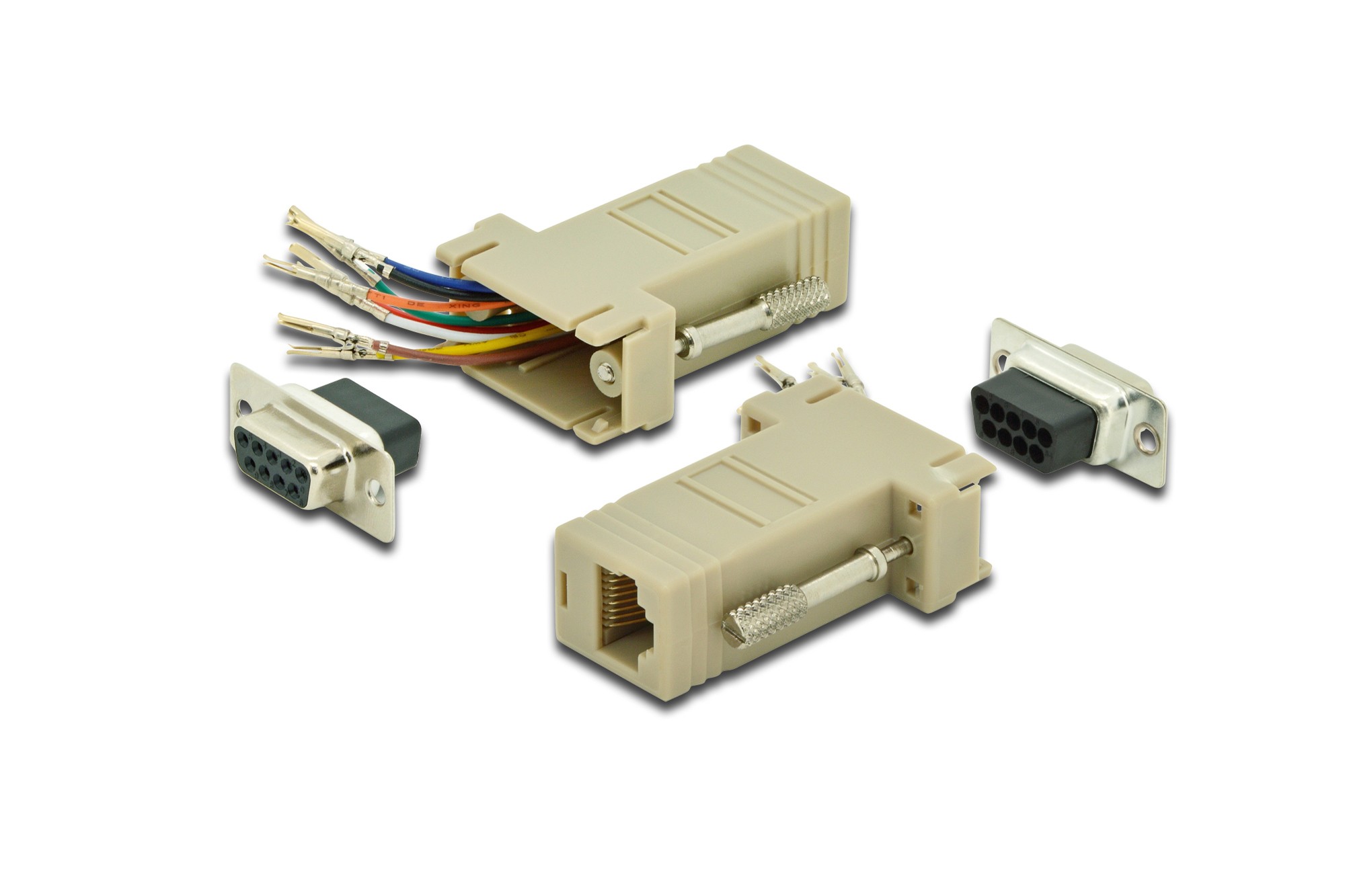Connettore Modulare 9 Poli Femmina - 8 Poli Rj45