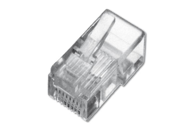Connettore Plug Telefonico 4 Conduttori 4 Posizioni Rj11 (A-Mo 4/4 Sf)