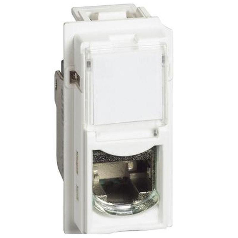 Connettori Rj45 Bticino Living Now Toolless Stp Cat6a Bianco Kw4279c6as