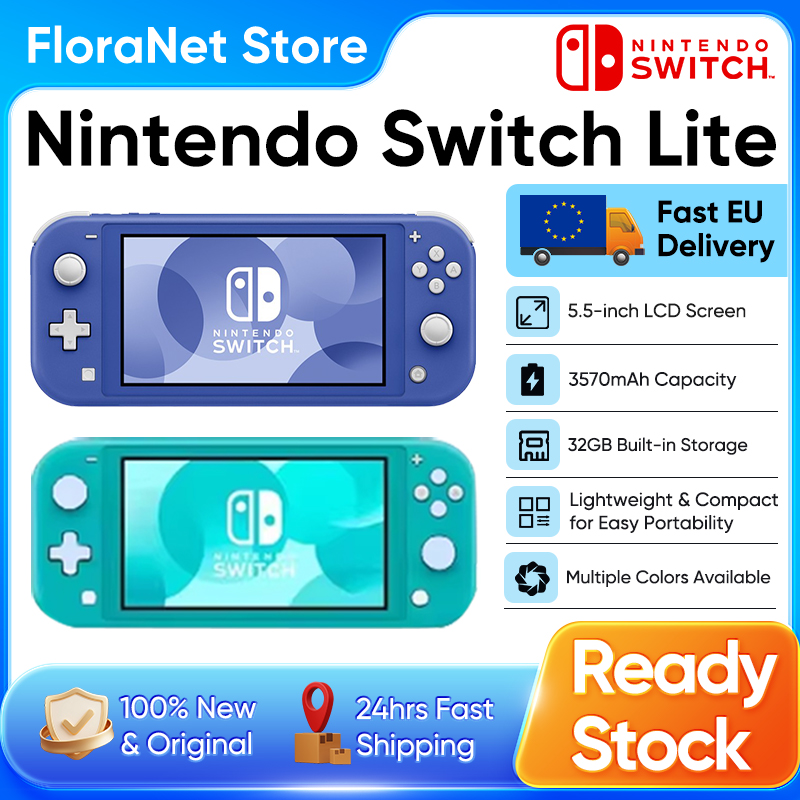 Console Nintendo Switch Lite, Console di Gioco Portatile Leggera, Joy-Con Integrati, Opzioni di Colore Multiple, Giochi Portatili