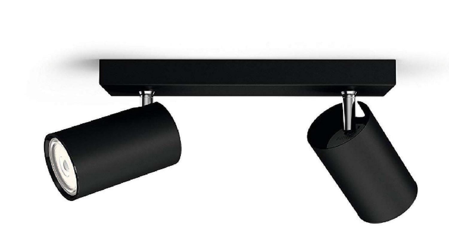 Consumer Lighting Kosipo Faretto 2 Luci Nero In Metallo 2 Luci Nero - Philips Consumer Lighting Kosipo Faretto 2 Luci Nero In Metallo 2 Luci Nero - Philips