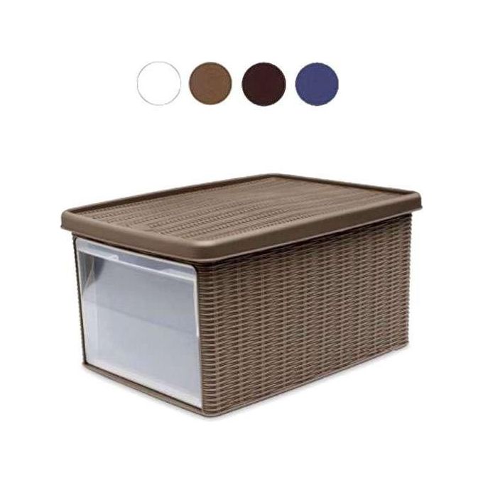Contenitore (15Lt) ELEGANCE Bianco 30001