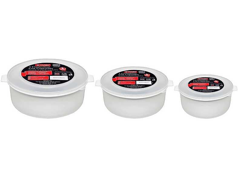 CONTENITORE MICROONDE TRABO SET 3 CONTENITORI