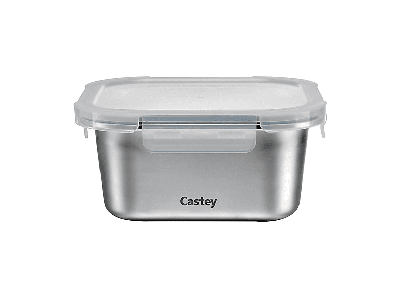 CONTENITORE TRABO CONT. INOX QUAD. 0.6 LT