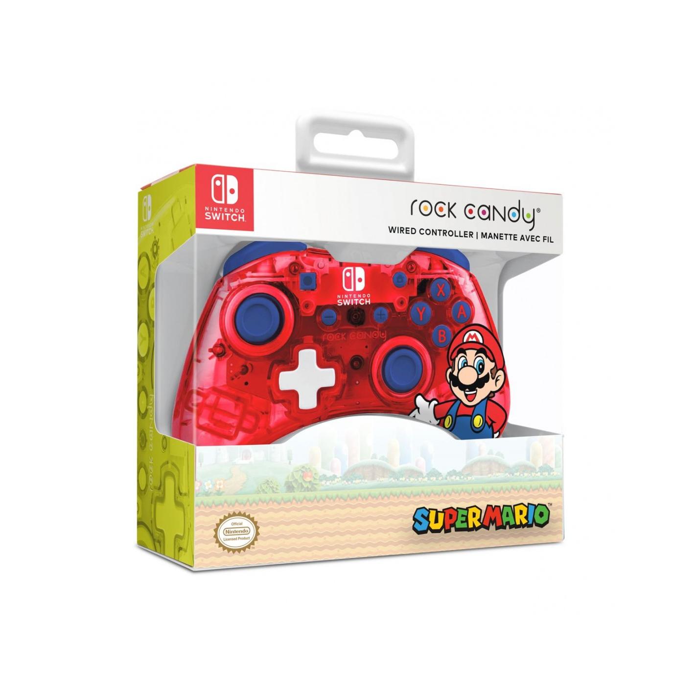 Controller cablato Rock Candy con licenza Mario - SWITCH 1