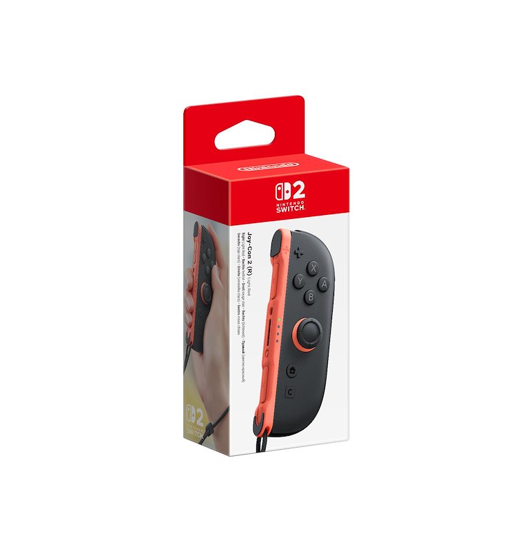 CONTROLLER WIRELESS NINTENDO Joy-Con 2 Destro, Rosso Chiaro per Nintendo Switch