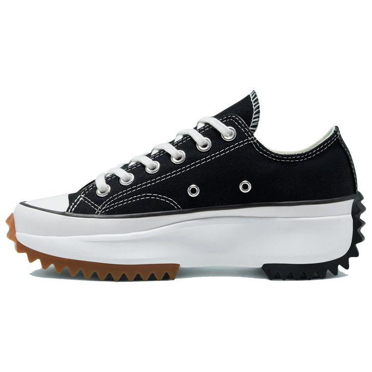 Converse Run Star Hike Low Nero Gomma Sneakers Unisex Bianco 168816C 45 white