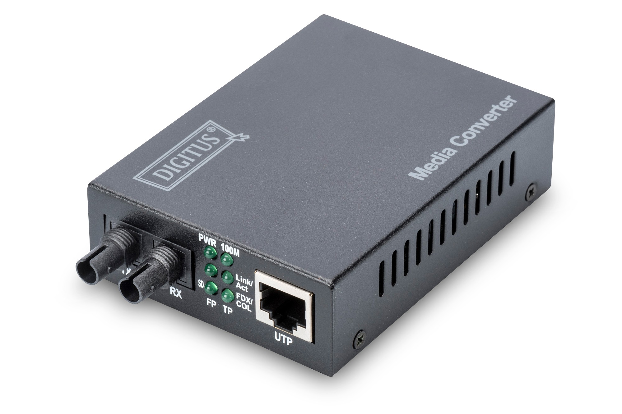 Convertitore 10/100 Media Converter Rj45 - Fibra Ottica St