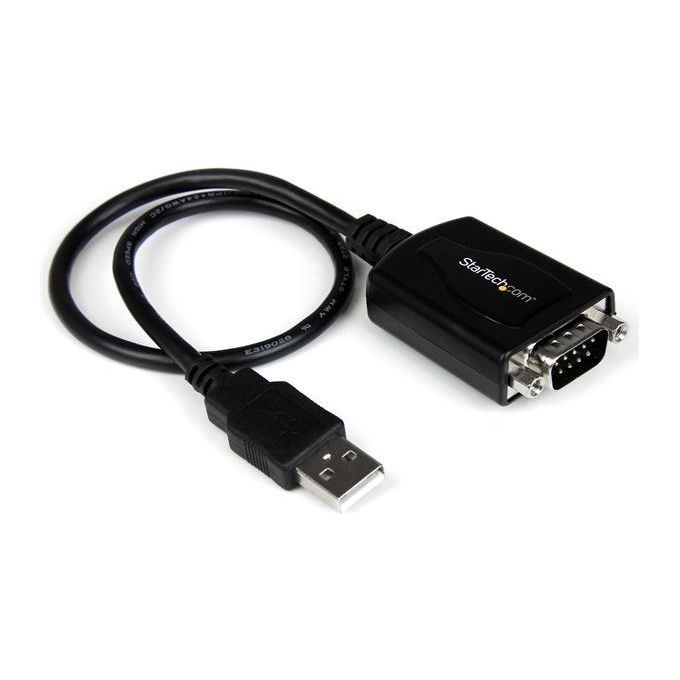 Convertitore computer da Usb 2.0 a Rs232 Db9 Black ICUSB2321X