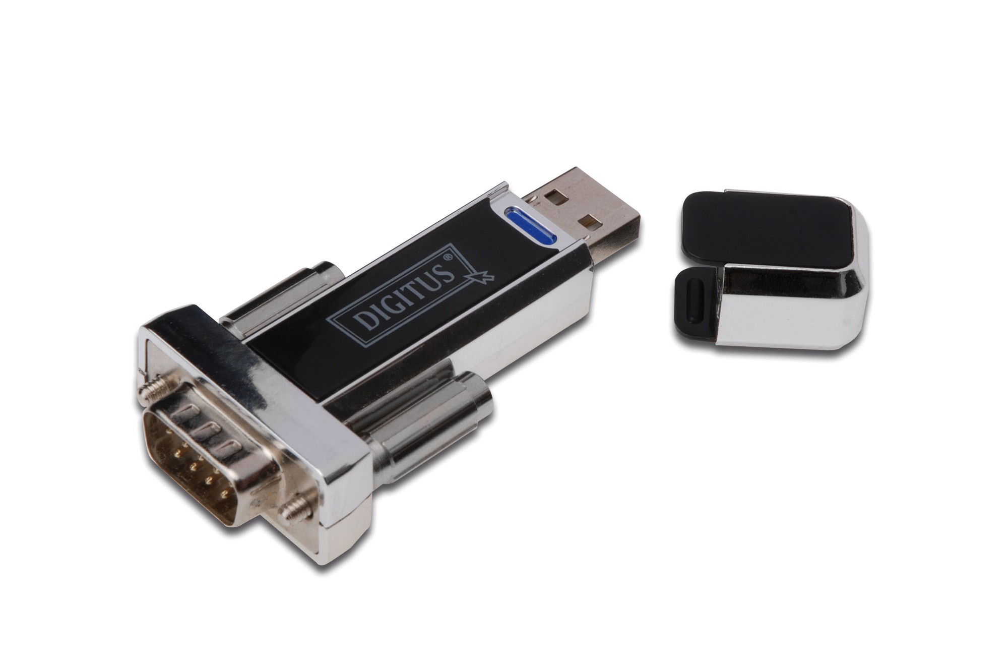 Convertitore Da Pc Usb 1.1 Con Porta Tipo A - Porta Seriale Rs232 9 Pin Maschio
